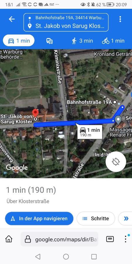 Warburg, Fewo "Sweet Home" 2,5 Zi- Eg-Separater Eingang - Parkplatz - Terasse- Komfortabel,Renoviert Εξωτερικό φωτογραφία